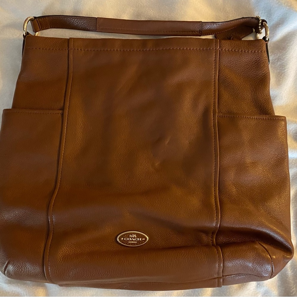 Beautiful brown Coach shoulder bag